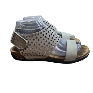 Bionatura Cameo Perforared Leather Cork Comfort Sandals